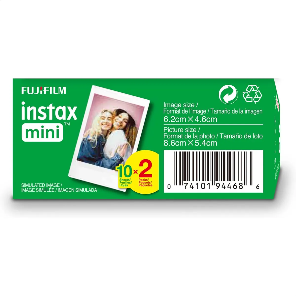 FUJIFILM - Papel Fotográfico Films Instax Mini