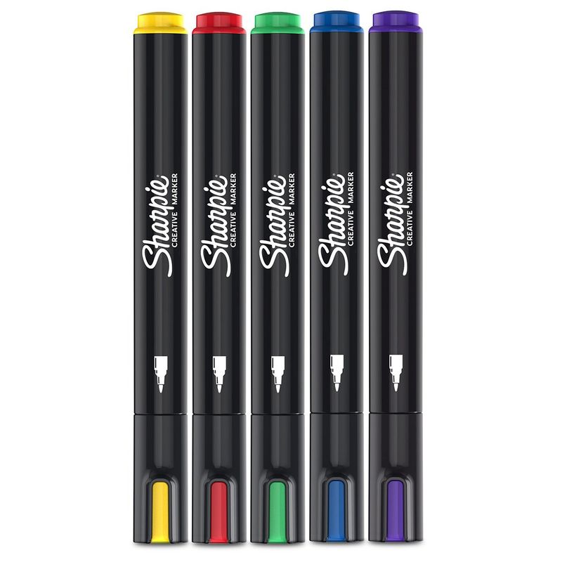 SHARPIE - Marcadores Acrílicos Sharpie Punta Bala X5 Unds
