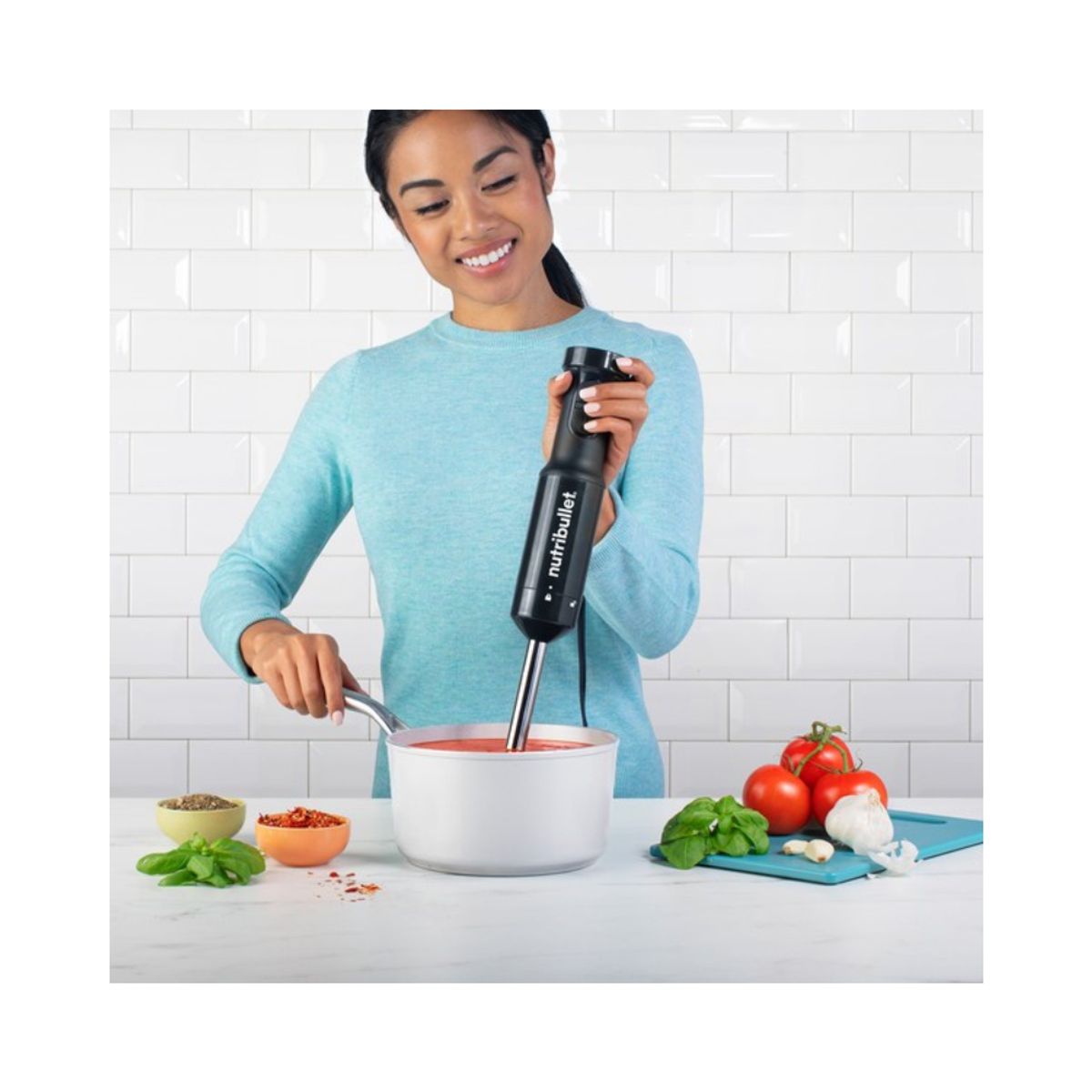 NUTRIBULLET - Licuadora de Inmersión 350 Watts Color Negro