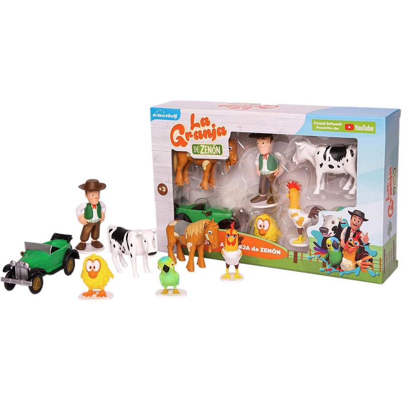 GENERICO - Juguete La Granja De Zenón Set x 7 Personajes