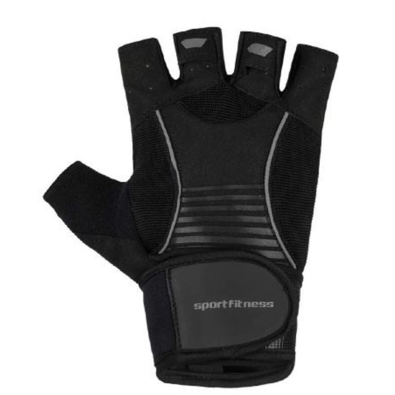 SPORTFITNESS - Guantes De Entrenamiento Spin Gris M Sportfitness