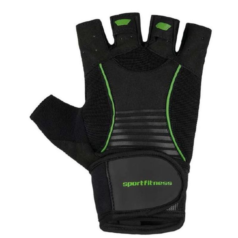 SPORTFITNESS - Guantes De Entrenamiento Spin Verde M Sportfitness