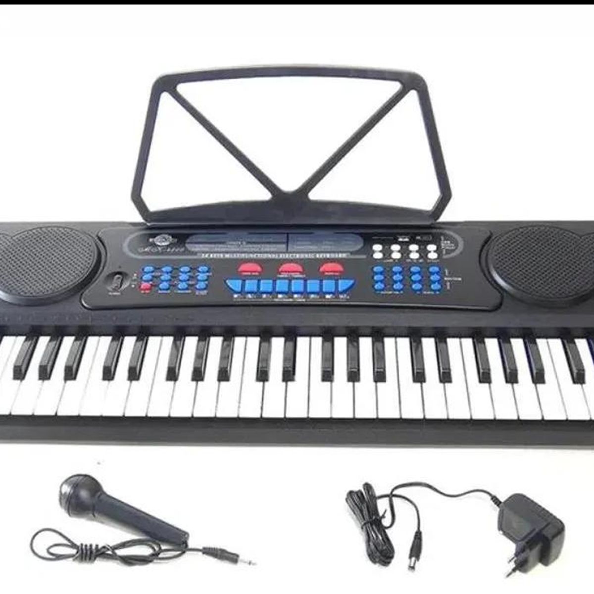 GENERICO - Teclado Electrónico Organeta Piano 54 Teclas MK-4500 USB.