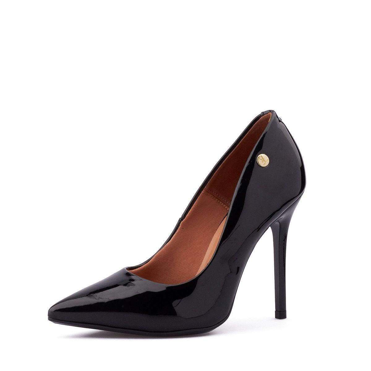 VIZZANO - Stiletto Alto Negro -Verniz Vizzano