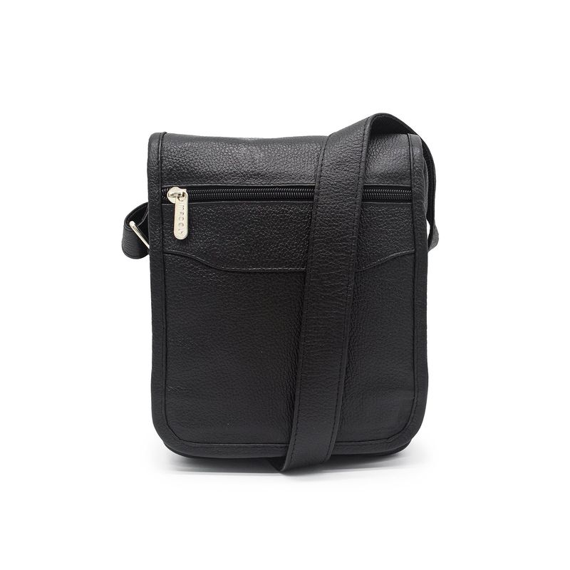 MACOLY - Bolso Manos Libres macoly 041 cuero negro liso