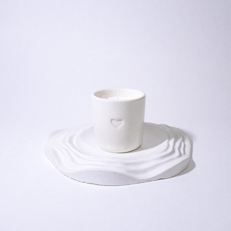 GENERICO - Vela Soy Amor - Envase Reutilizable de Cerámica 280g