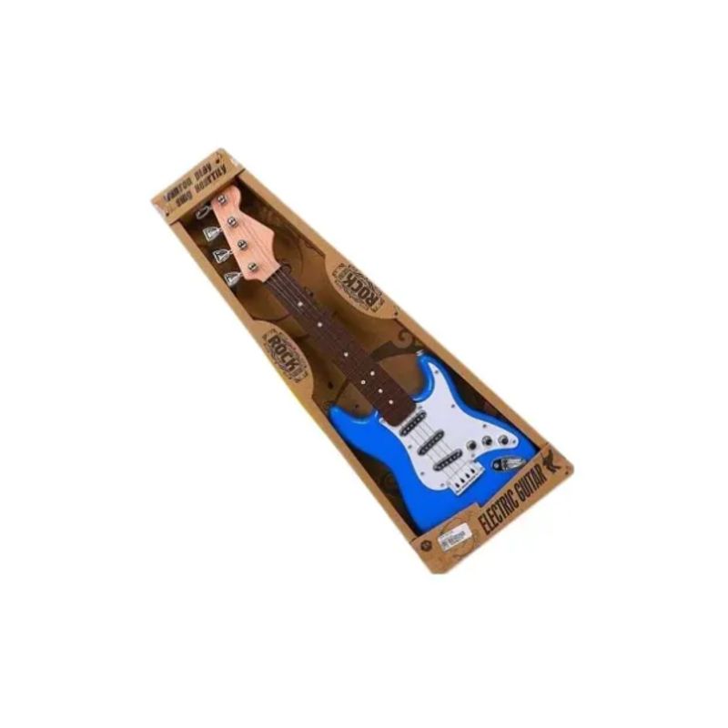 GENERICO - Juguete Guitarra Eléctrica Para Niños B-2036 Azul FullGan