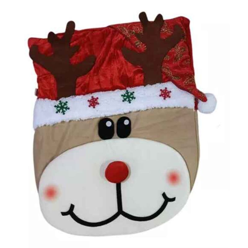 GENERICO - Cubresilla Forros Para Sillas Navideños Funda Navidad 55cm