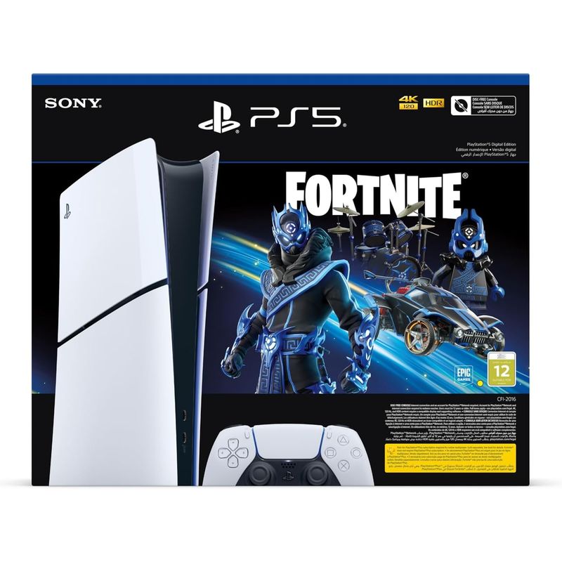 SONY - Consola playstation 5 Slim Unidad De Cd 1 Tera + Fortnite