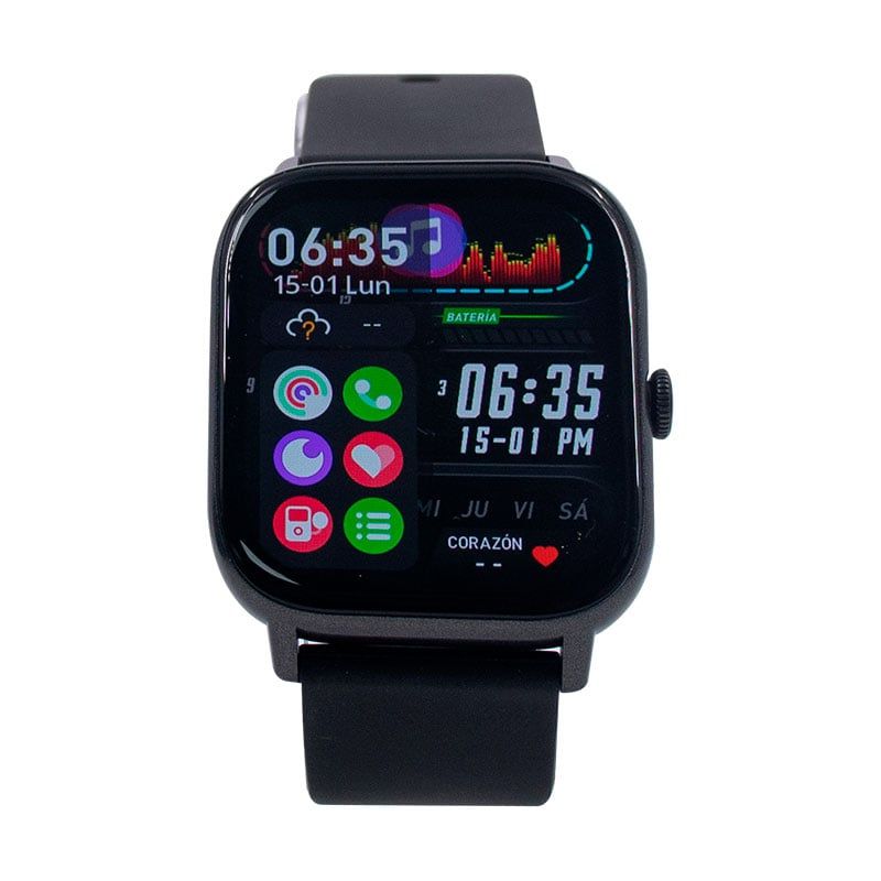 TEROS - SMARTWATCH TEROS TE-8084N 185 AMOLED IP68 bluetooth 53 negro.