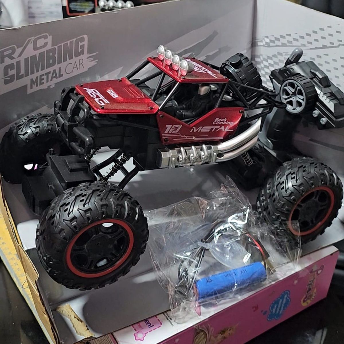 GENERICO - Carro a control remoto 4x4 juguete niña niños con humo rojo