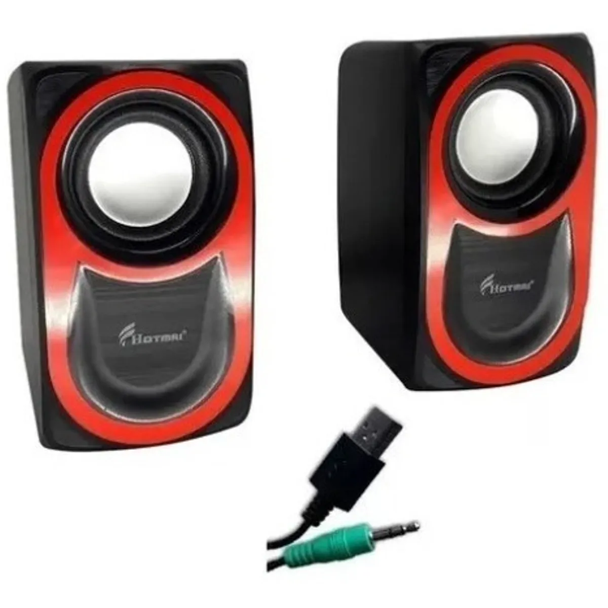GENERICO - Parlantes Pc - Usb Multimedia Alambrado Speaker 2.0