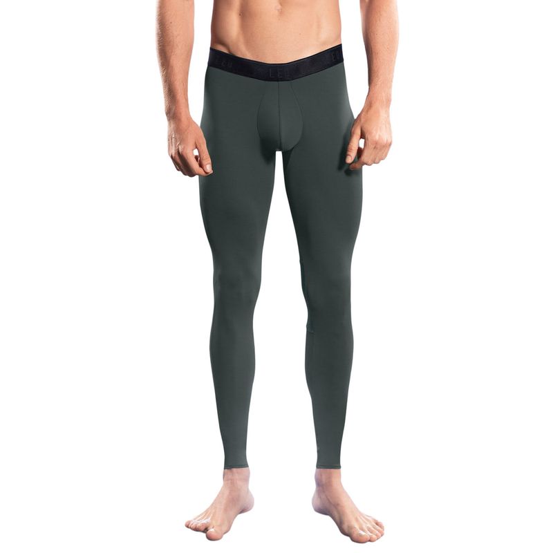 LEO - Licra deportiva para hombre con mallas transpirables