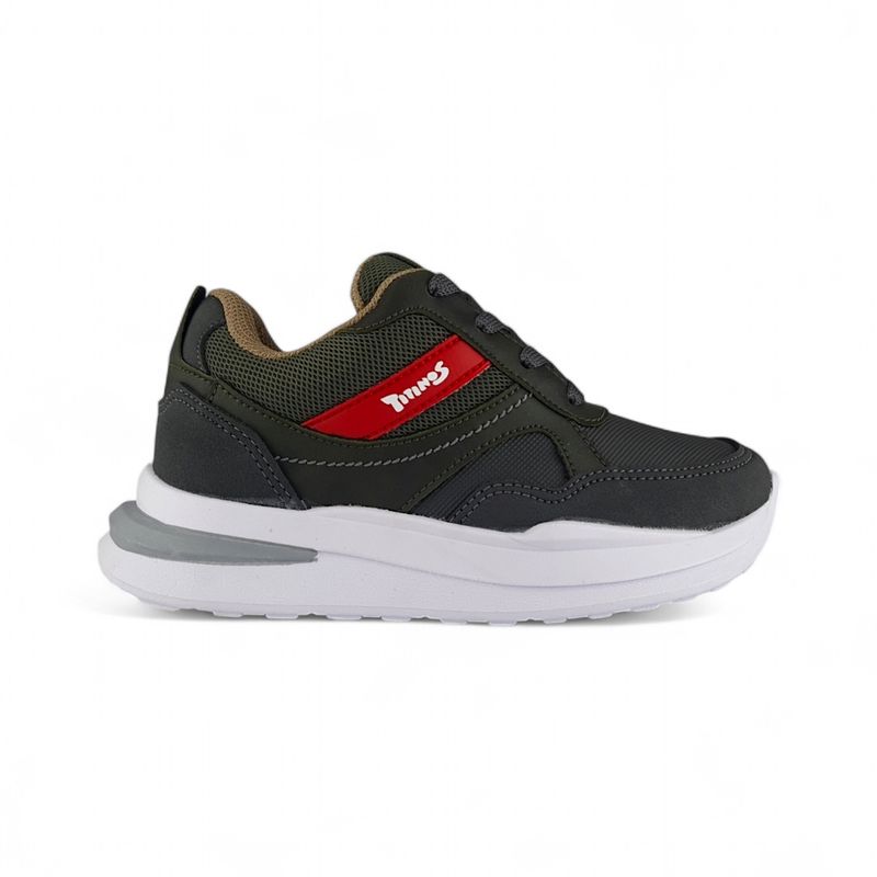TITINOS - Tenis Niño Moda Casual Verde Titinos
