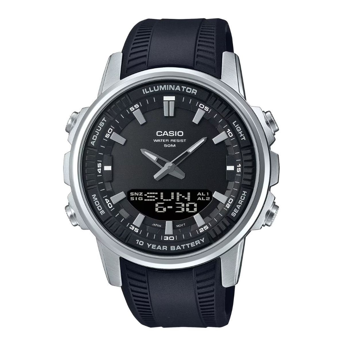 CASIO - Reloj Casio Caballero AMW-880-1A Análogo Digital - Elegante