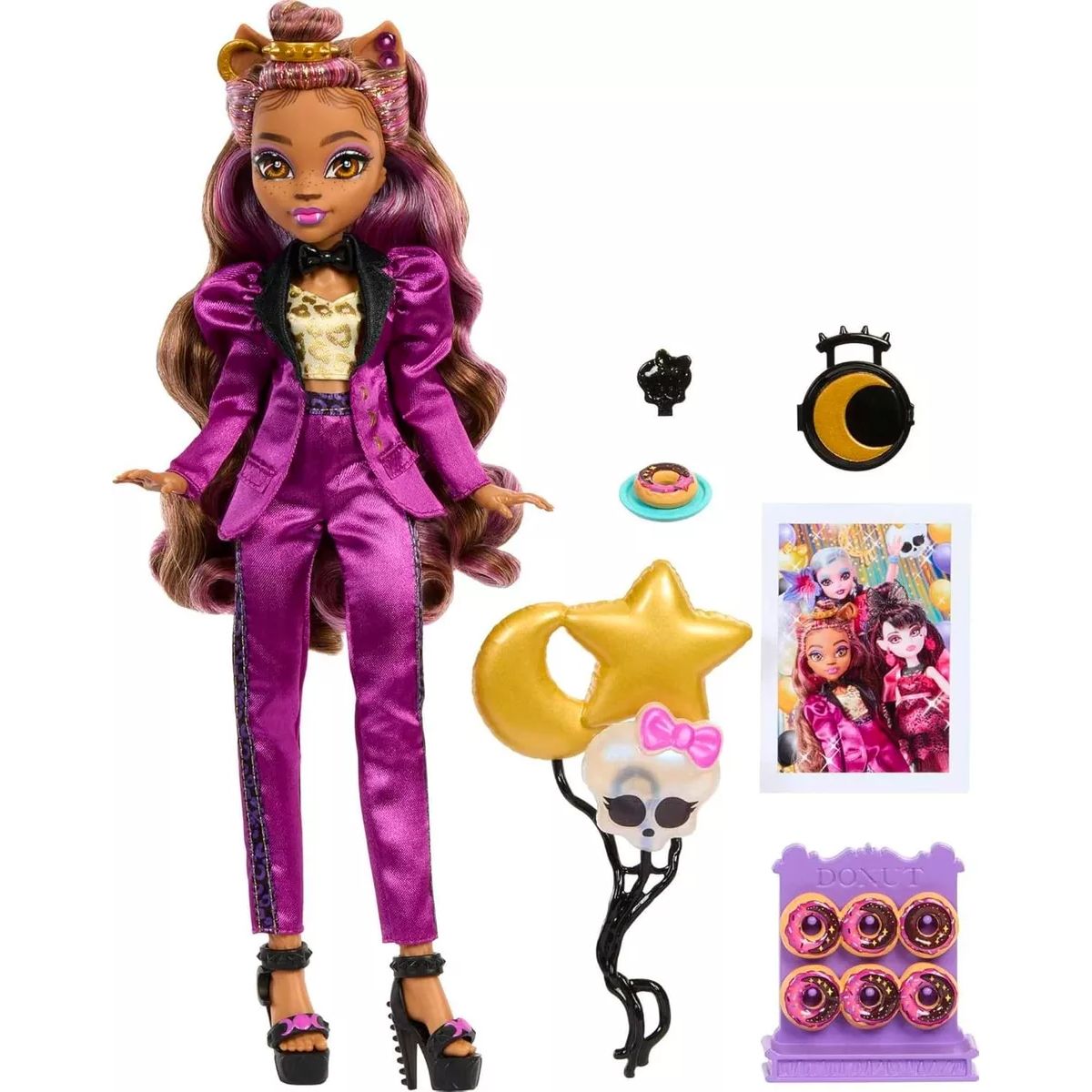MONSTER HIGH - Muñeca Monster High Clawdeen Wolf Moda De Fiesta
