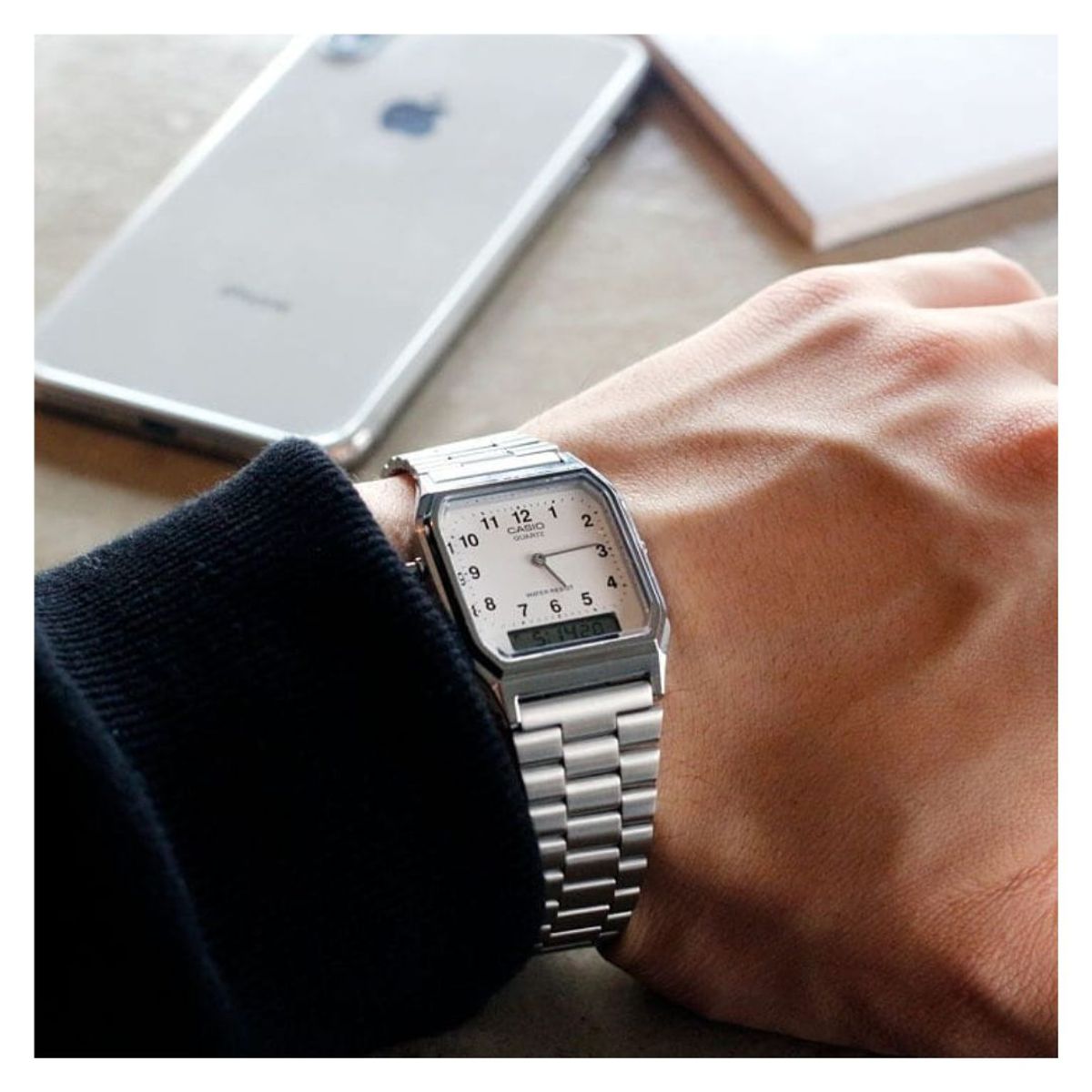 CASIO - Reloj Casio Referencia AQ-230A-7B Diseño Vintage