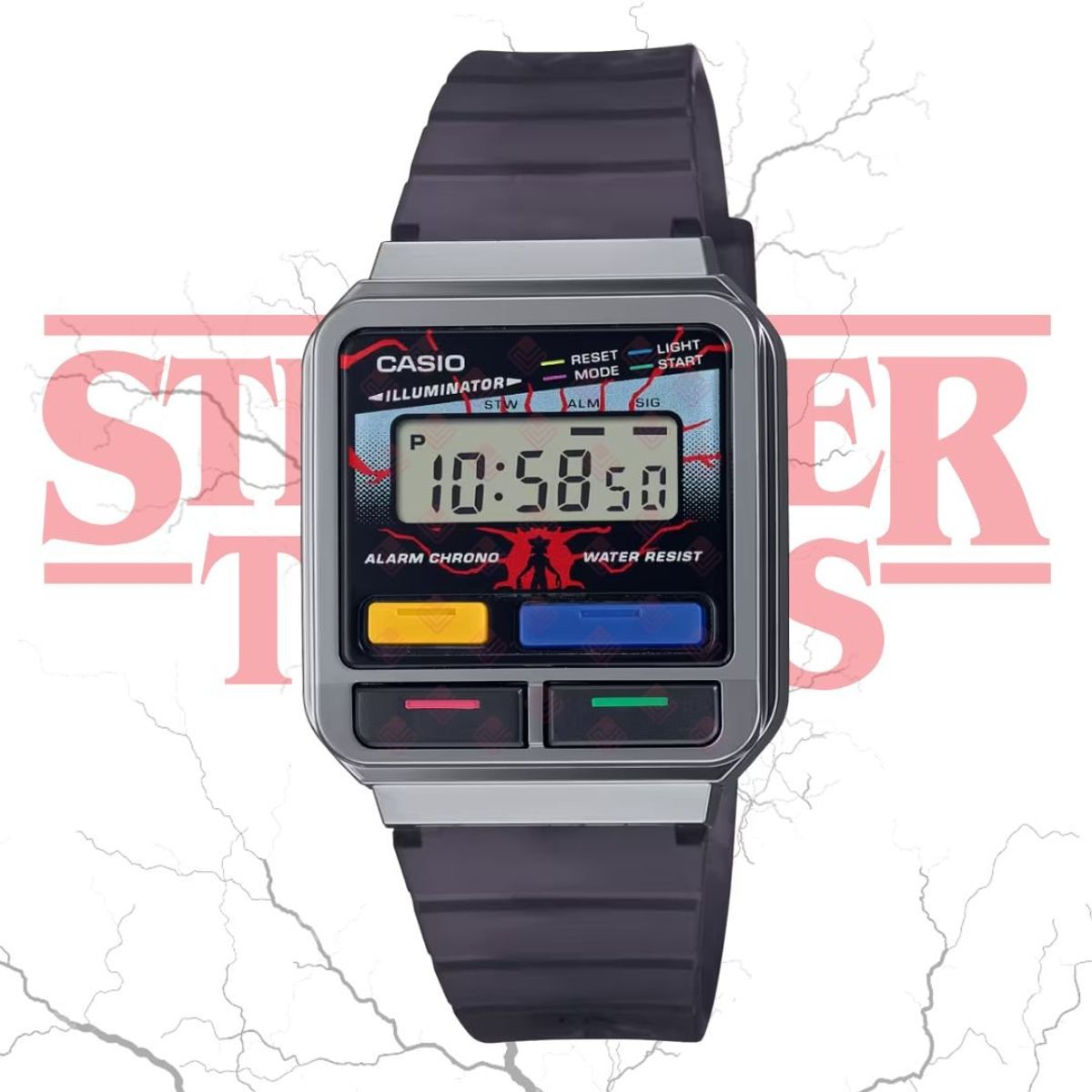 CASIO - Reloj Casio Vintage A120WEST-1ADR Edicion Stranger Things
