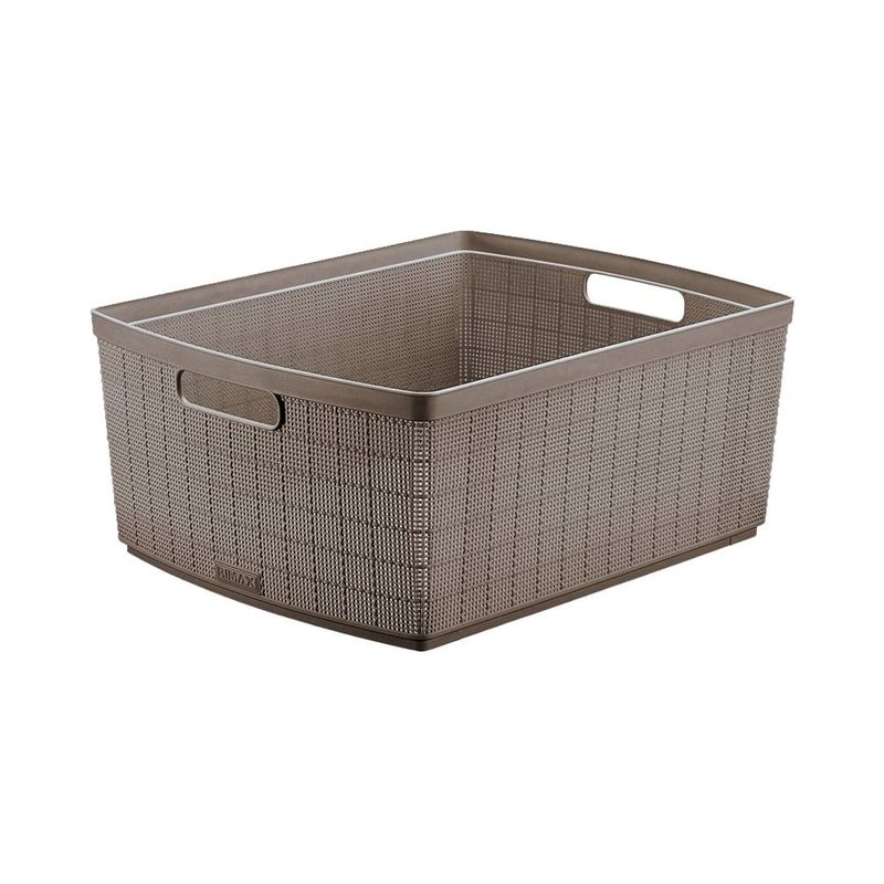 RIMAX - Canasta Rimax Fique 30 Litros Mocca