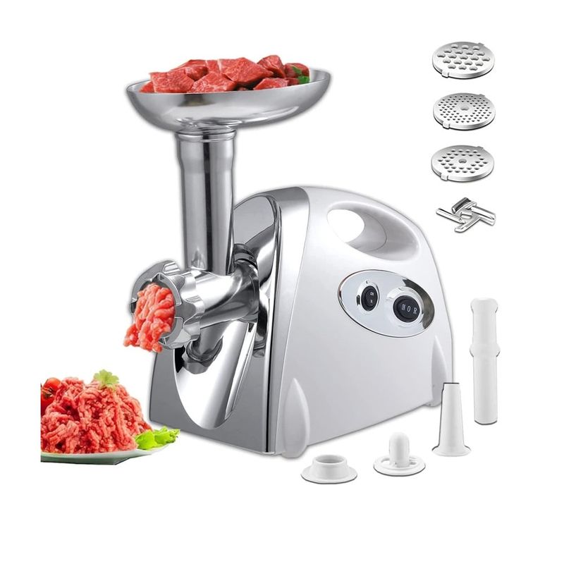 GENERICO - Molino Carne Electrico Meat Grinder Acción Reversa