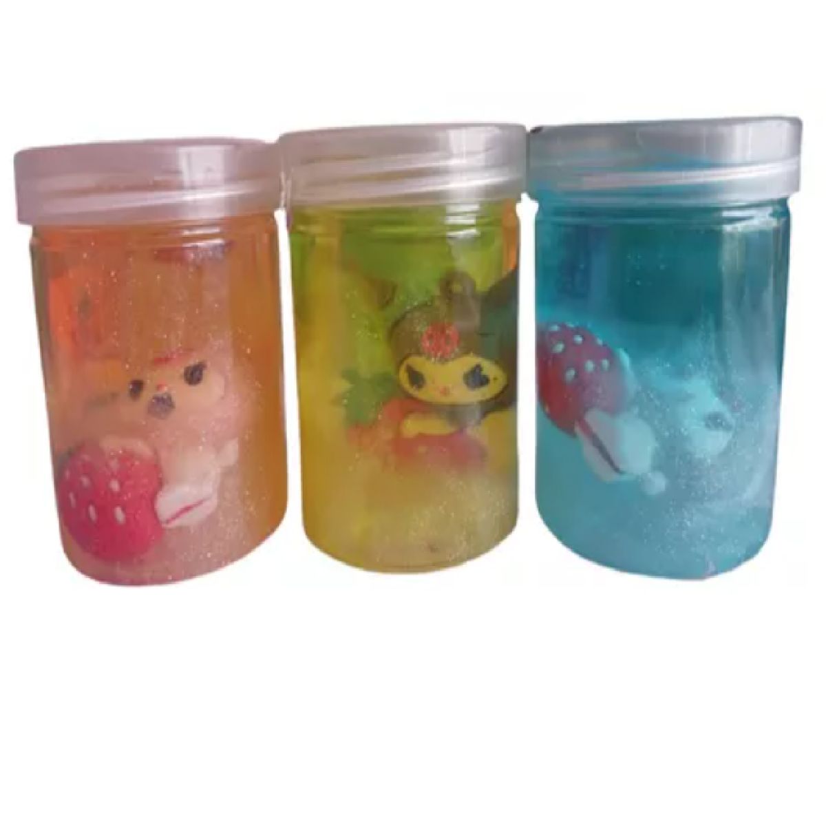 GENERICO - VASO DE SLIME CON MUÑECOS FIGURITAS EXTRAS XDD40-4