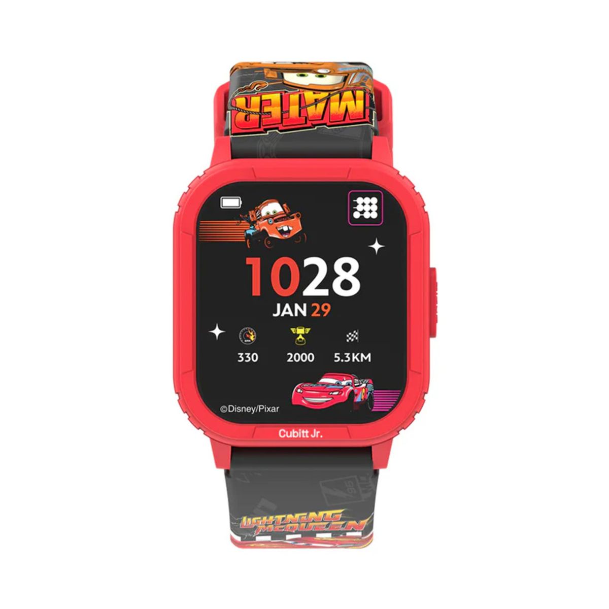 CUBITT - Smartwatch Reloj Inteligente De Niños Cubitt Jr + Disney 1.75 Pulg. Red Cars