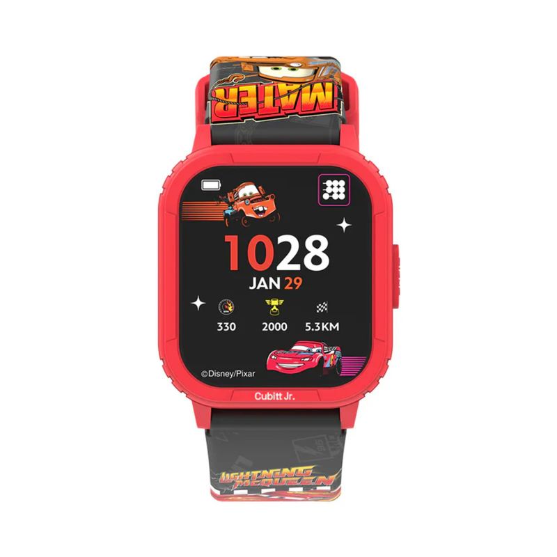 CUBITT - Smartwatch Reloj Inteligente Cubitt Jr + Disney 1.75 Pulg. Red Cars