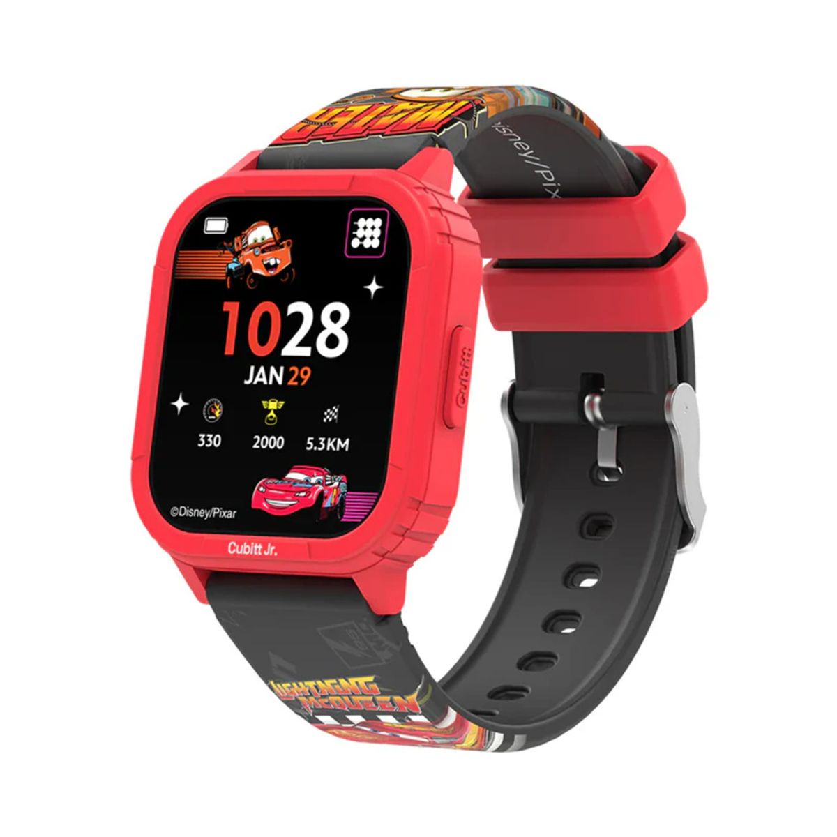 CUBITT - Smartwatch Reloj Inteligente De Niños Cubitt Jr + Disney 1.75 Pulg. Red Cars