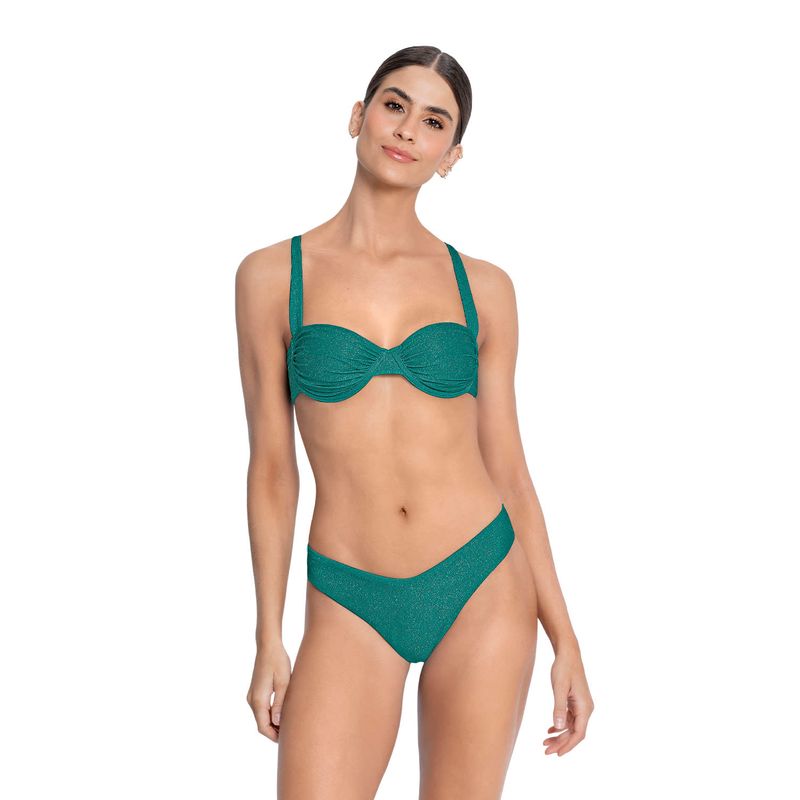 LEONISA - Leonisa Bikini en tela con brillo