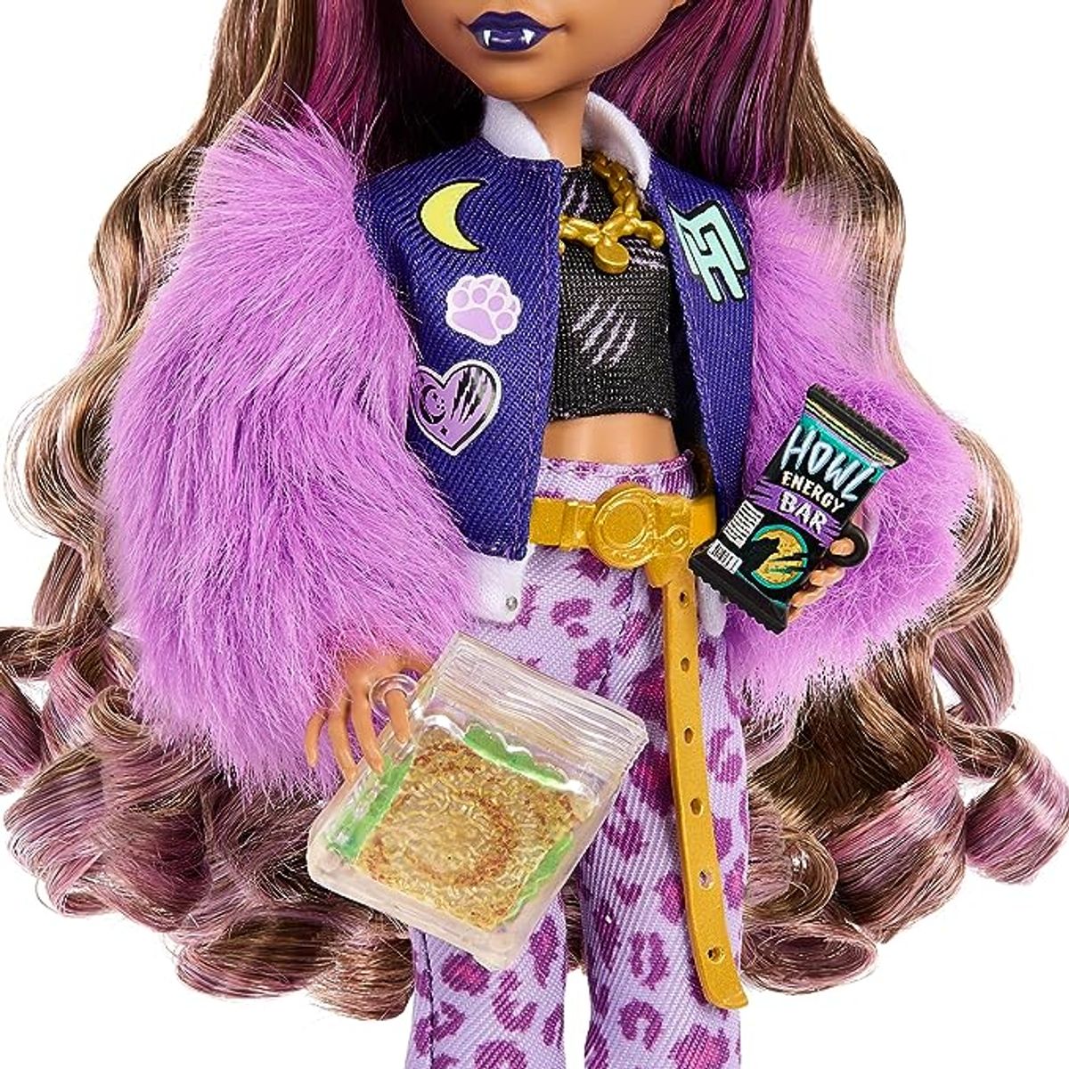 MONSTER HIGH - Muñeca Monster High Clawdeen Wolf Perro Crescent Accesorios