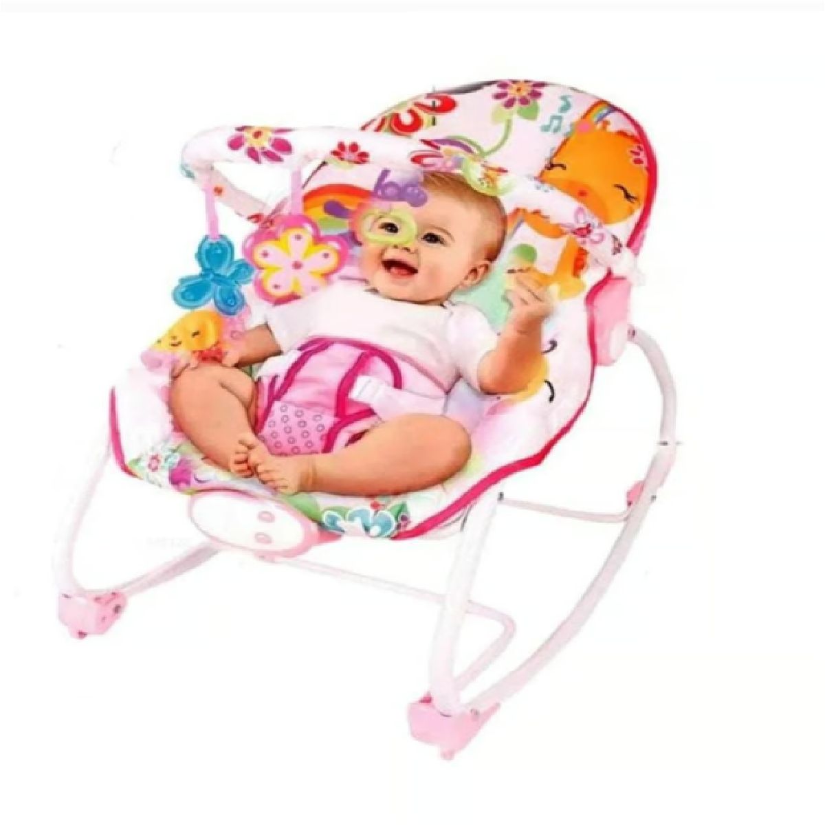 GENERICO - SILLA MECEDORA TRANSFORMABLE CON MUSICA PARA BEBE