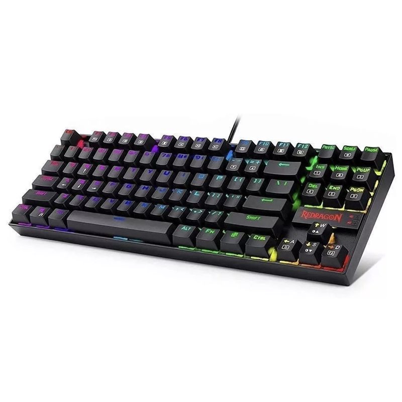 GENERICO - Teclado gamer Redragon Kumara K552 QWERTY -  Negro