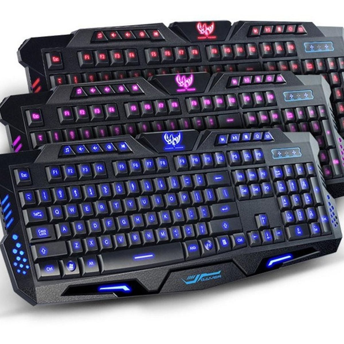 NEOTEK - Set Gamer Pro Teclado M200 RGB y Mouse con 7 Botones