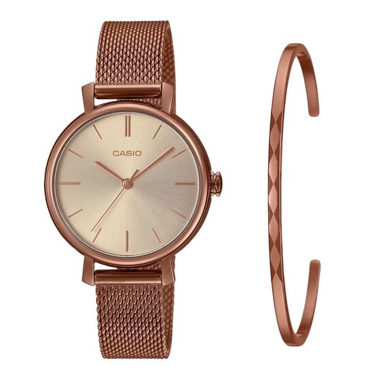 CASIO - Reloj Casio LTP-2024VMR-9C Para Dama Con Pulsera