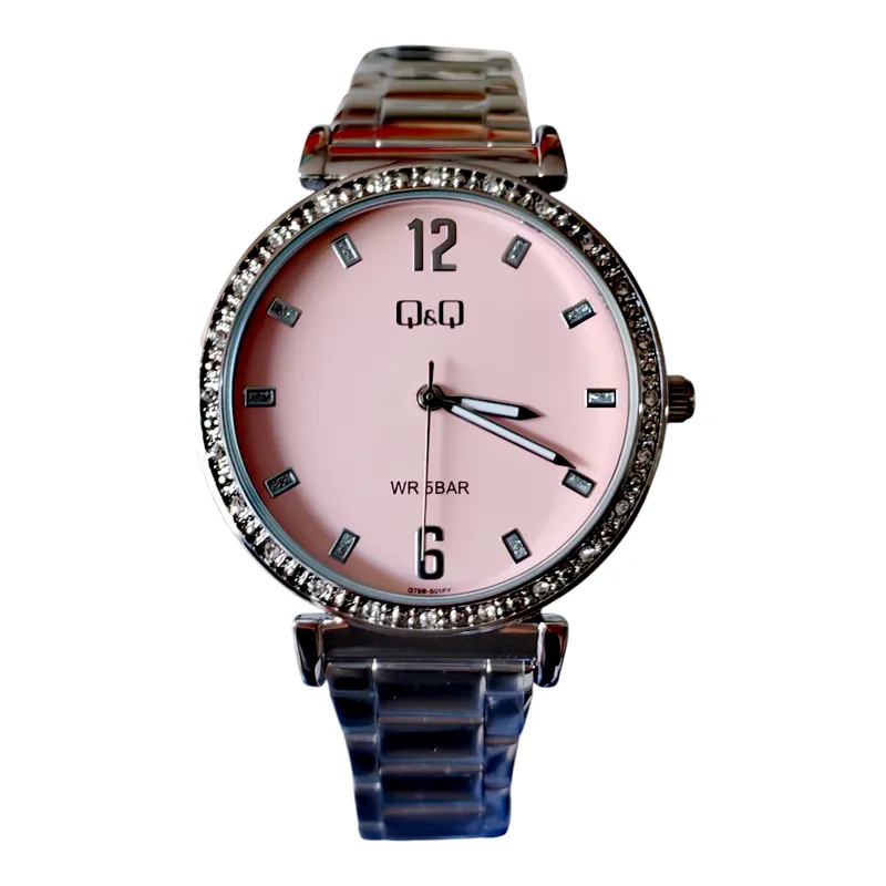 Q AND Q - Reloj Para Mujer Qyq Q79b501py Ojo Original Certificado