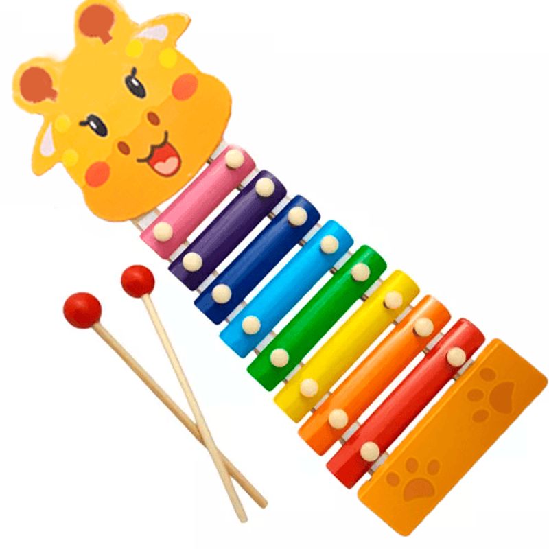 IKSA - Xilófono Didáctico Infantil De 8 Notas Musicales Para Niños