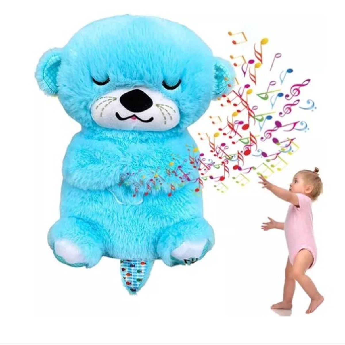 GENERICO - Peluche Dormilon Nutria Estimulación Sensorial