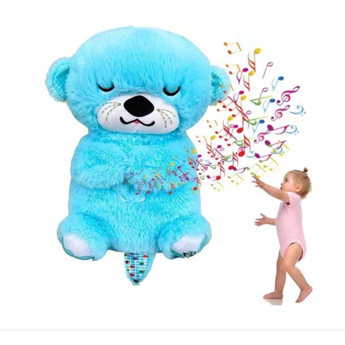 GENERICO - Peluche Dormilon Nutria Estimulación Sensorial