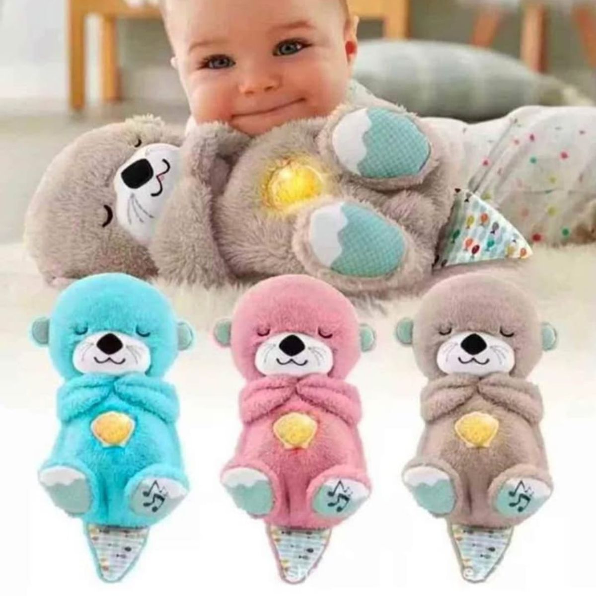 GENERICO - Peluche Dormilon Nutria Estimulación Sensorial