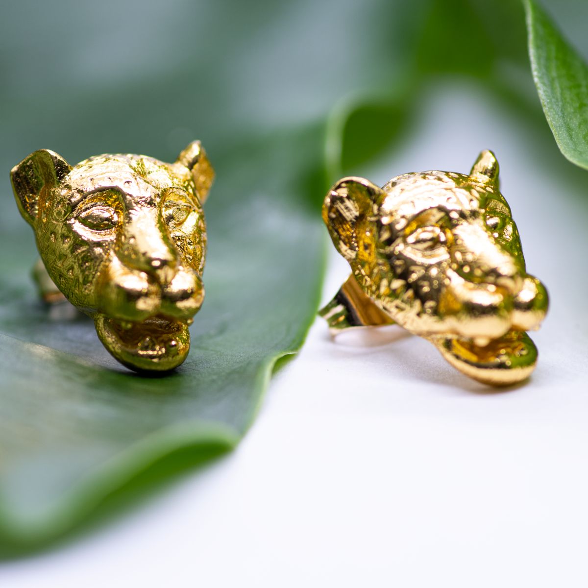 TEFFITY JEWELRY - Rugido de Oro Esencia Jaguar