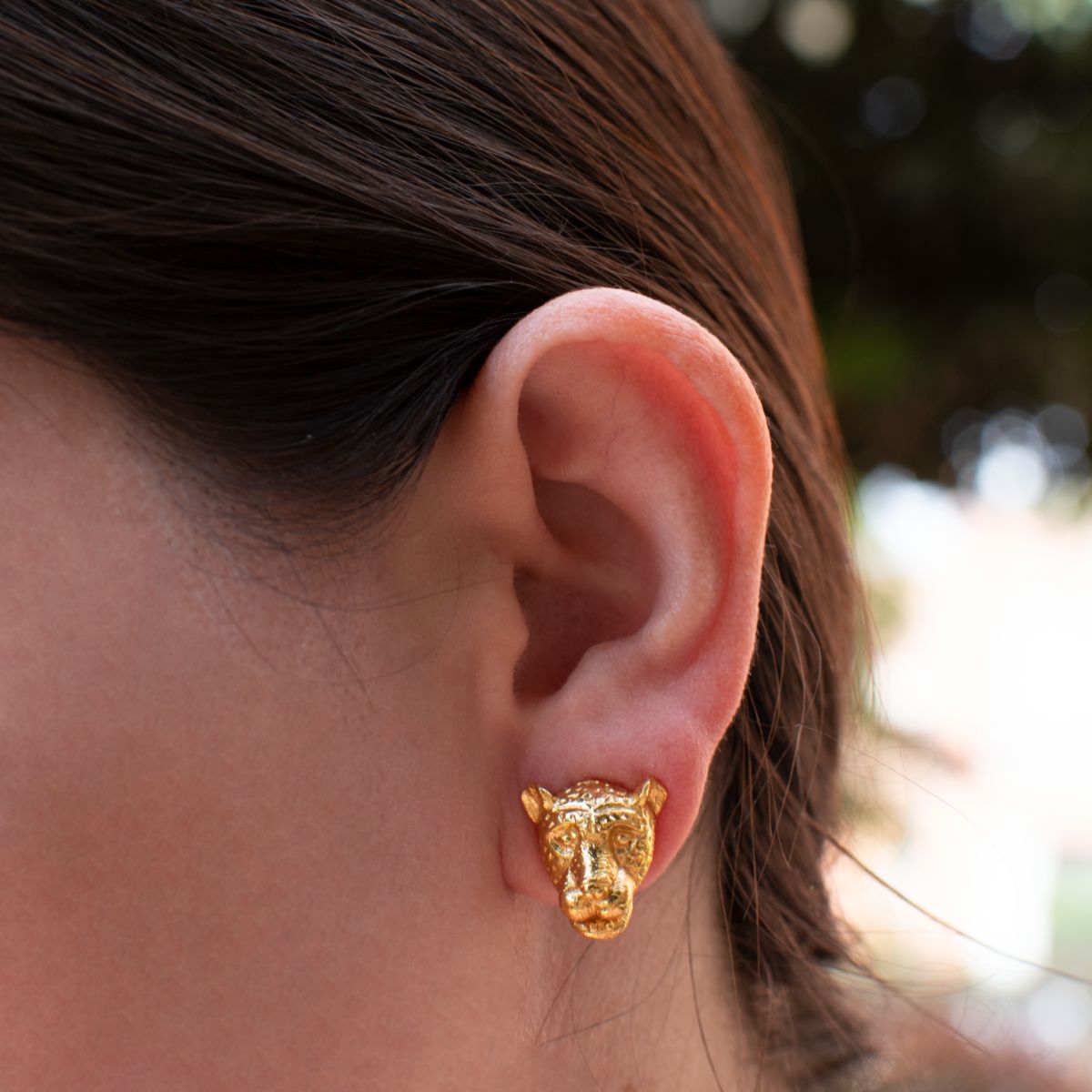 TEFFITY JEWELRY - Rugido de Oro Esencia Jaguar