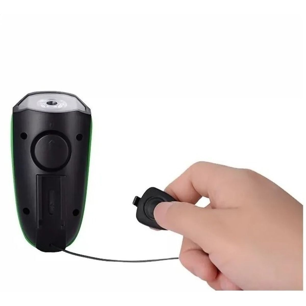 GENERICO - Luz Lampara Bocina Pito Para Bicicleta Recargable Accesorios