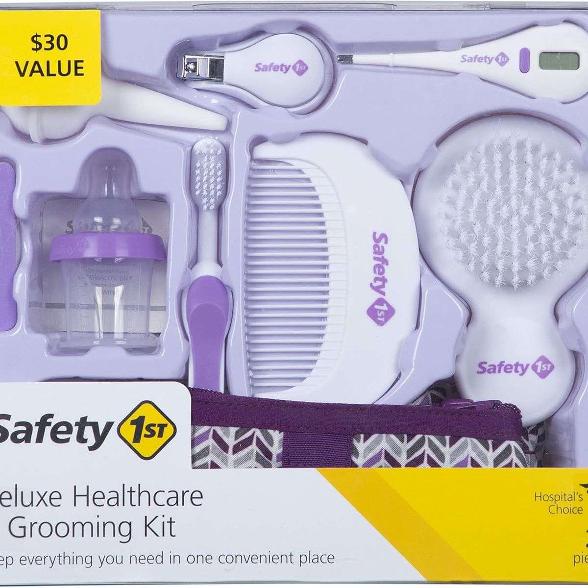 SAFETY 1ST - Kit De Aseo De Bebes x 24 Piezas - Lila