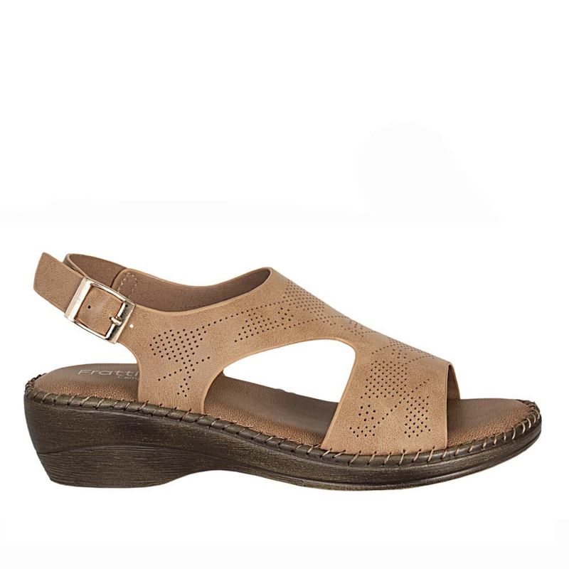 FRATTINI COMFORT - Plataforma de Mujer marca FRATTINI COMFORT en Color BEIGE   SANDT127