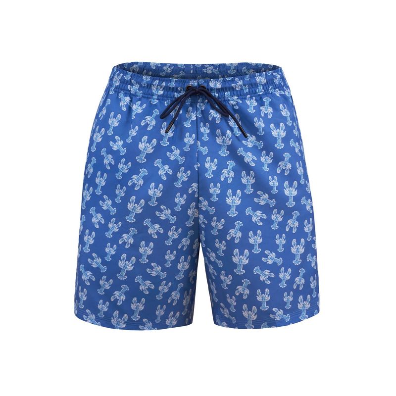 LEO - Pantaloneta de baño con malla interna y cintura ajustable