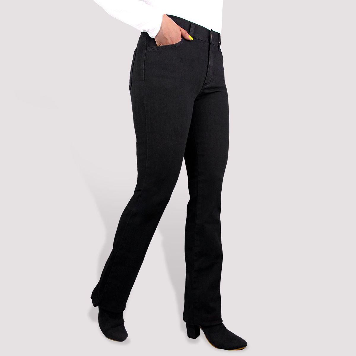 LEC LEE - Jean Slim fit Ref. 154 para Mujer Lec Lee - Negro