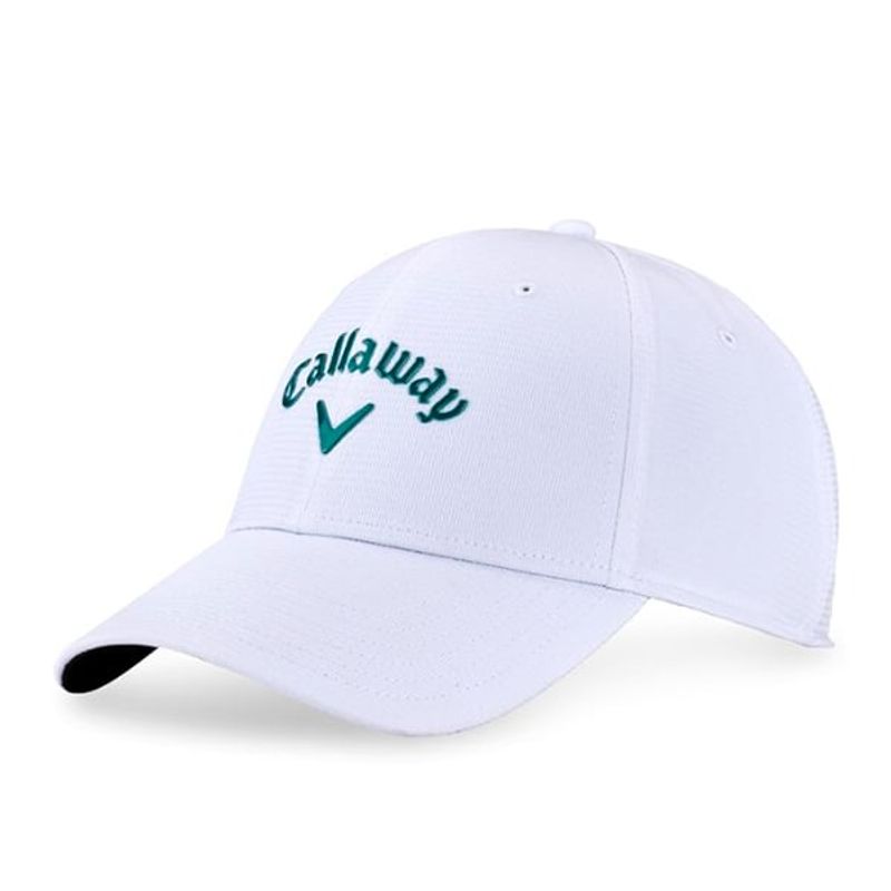 CALLAWAY - Gorra Callaway Liquid Metal Blanca con Verde_.
