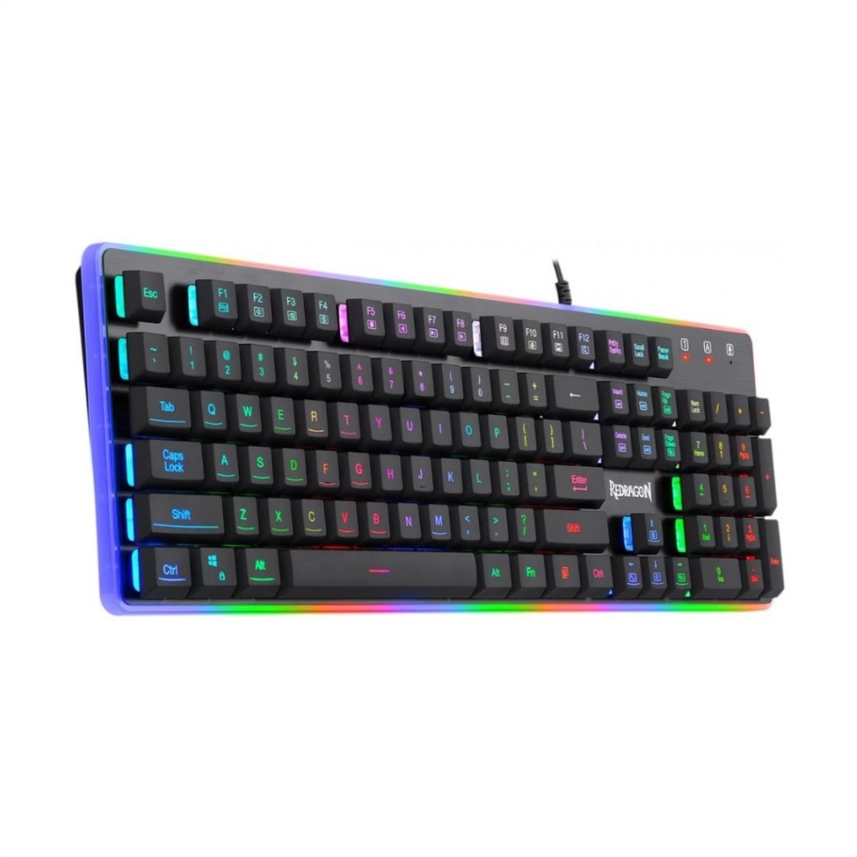 REDRAGON - Teclado Gamer Redragon K509 Dyaus 2 RGB / Semi-mecánico