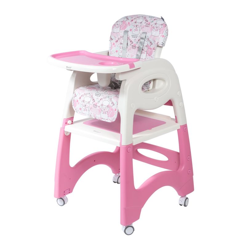 EBABY - Silla Comedor - Escritorio LARA- EB 645-1 Rosa Ovejas