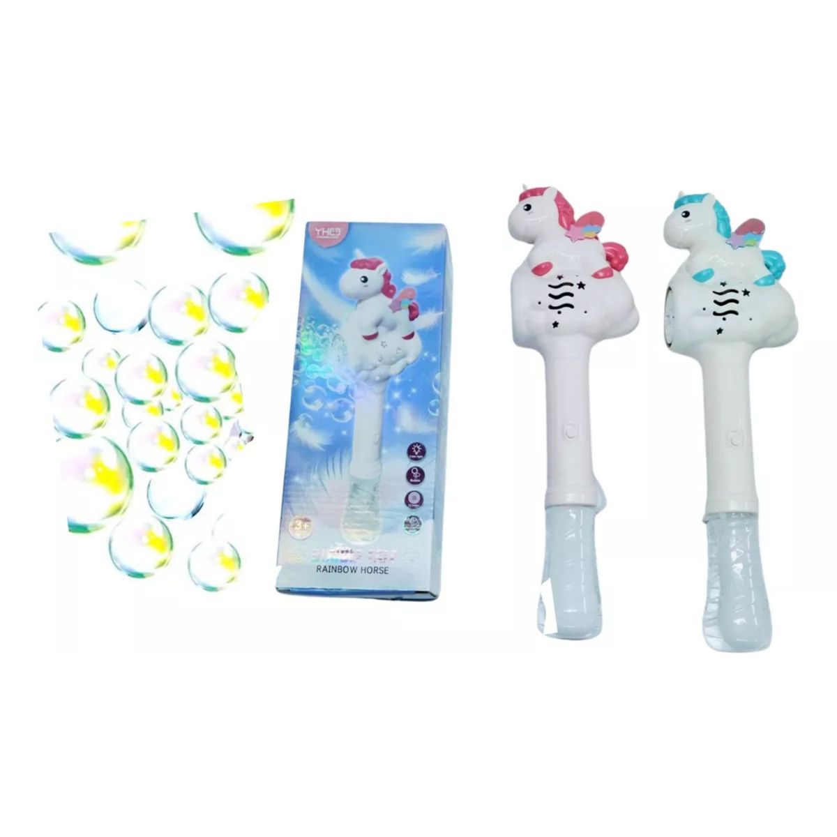 MAZUGI - Unicornio Para Hacer Burbujas Burbujeo Juguete Niños